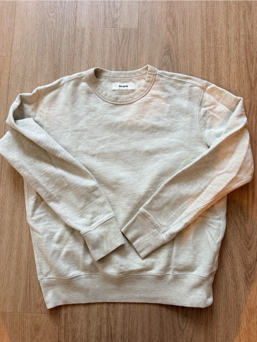 Buck Mason Sweatshirt Size Small, 100% Cotton, Very Slight Wear
